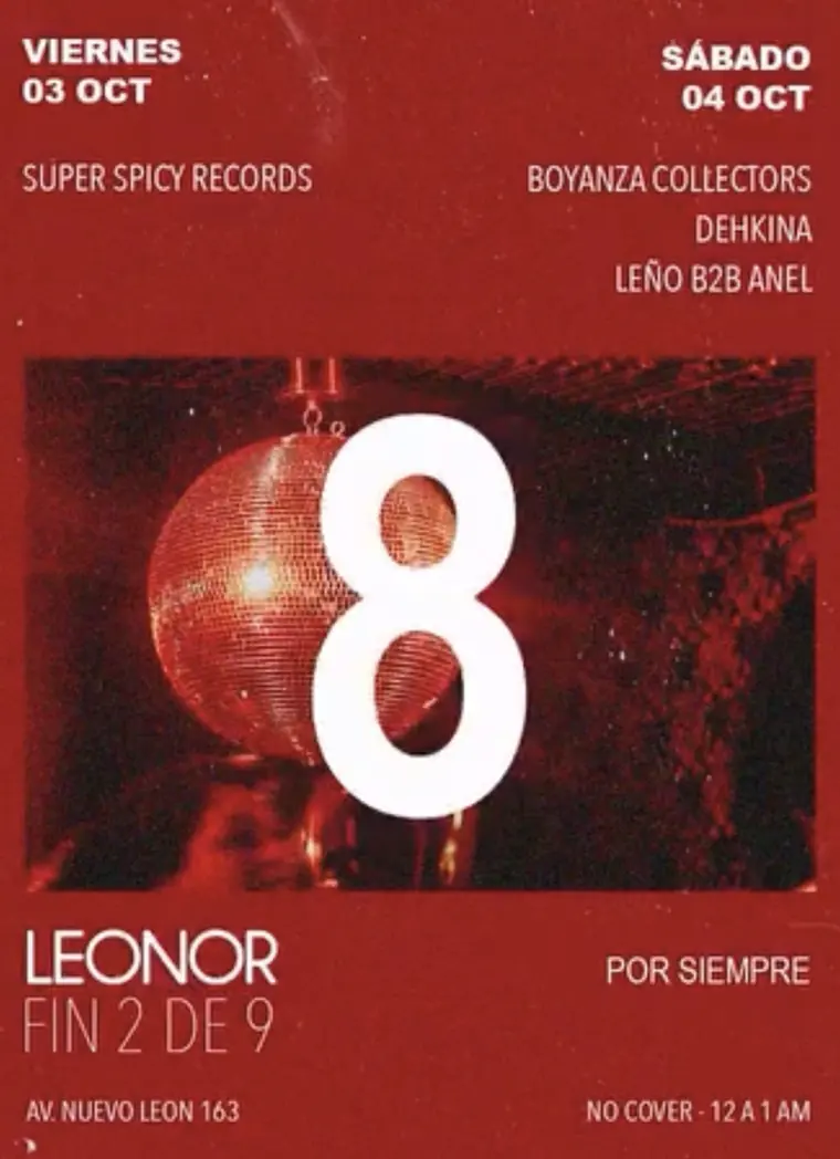Flyer Leonor — Leño b2b Anel con Boyanza Collectors